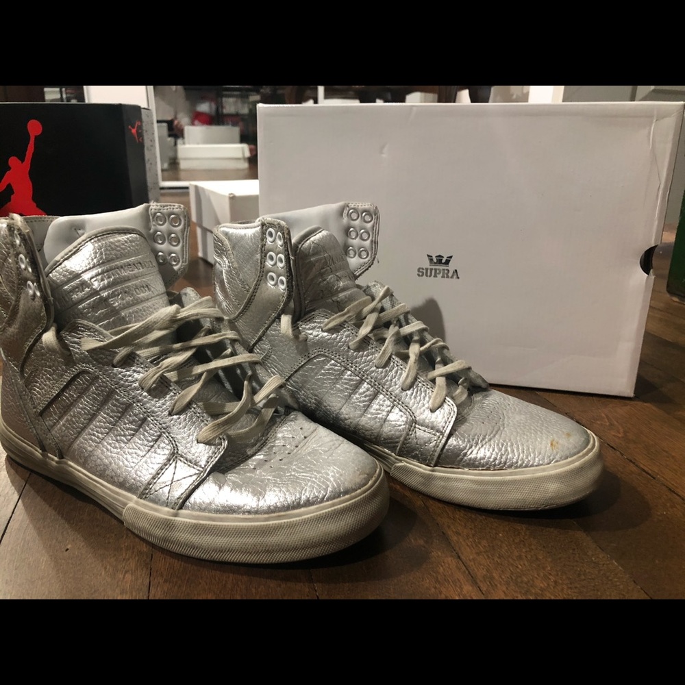 Supra NS Skytop metallic silver 8.5